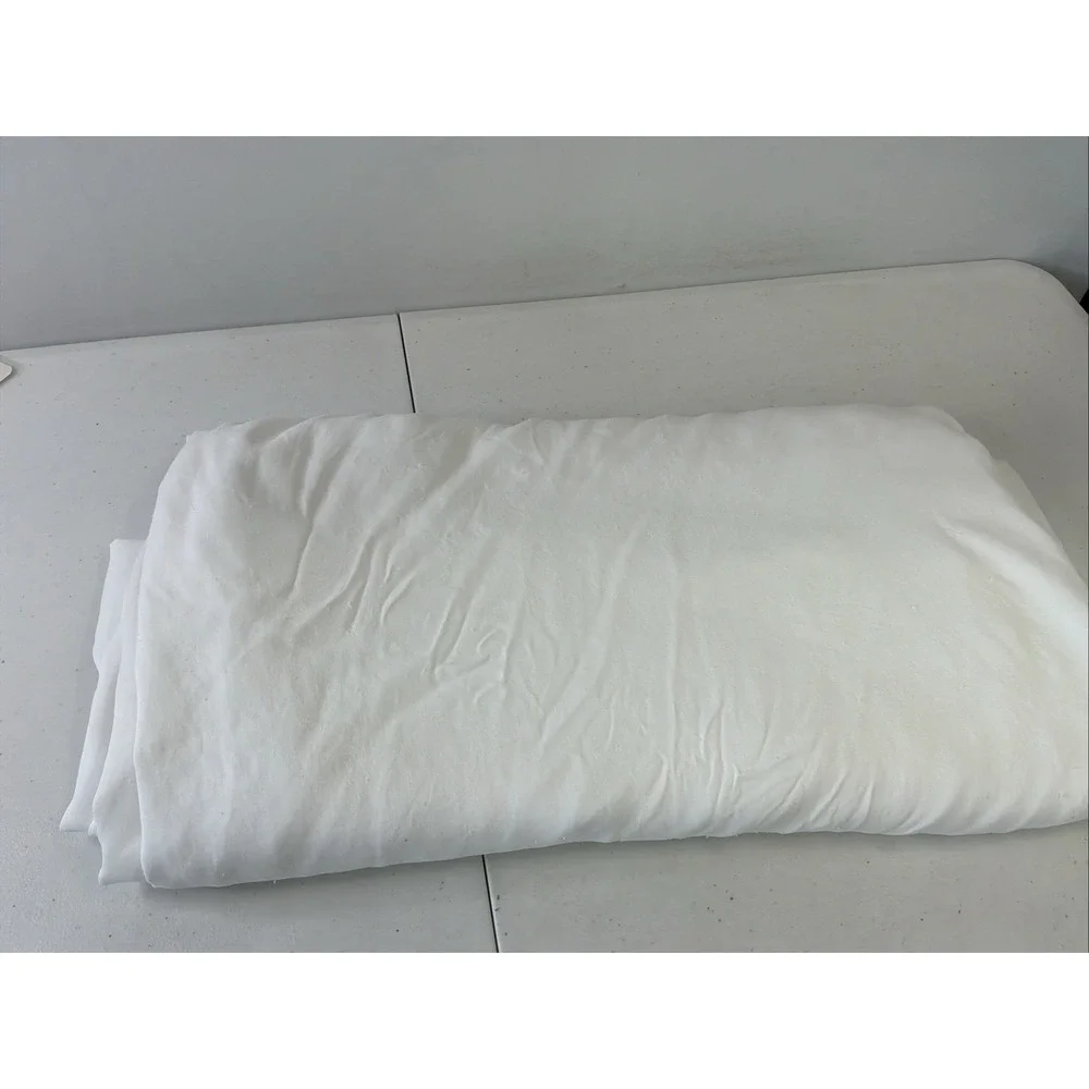 West Elm White Full Queen Duvet 100% Tencel Lyocell luxury minimalist *READ